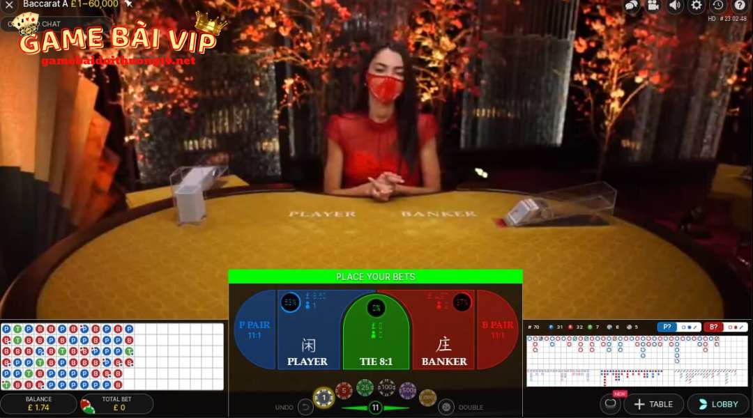 Cách chơi Baccarat với cửa Banker