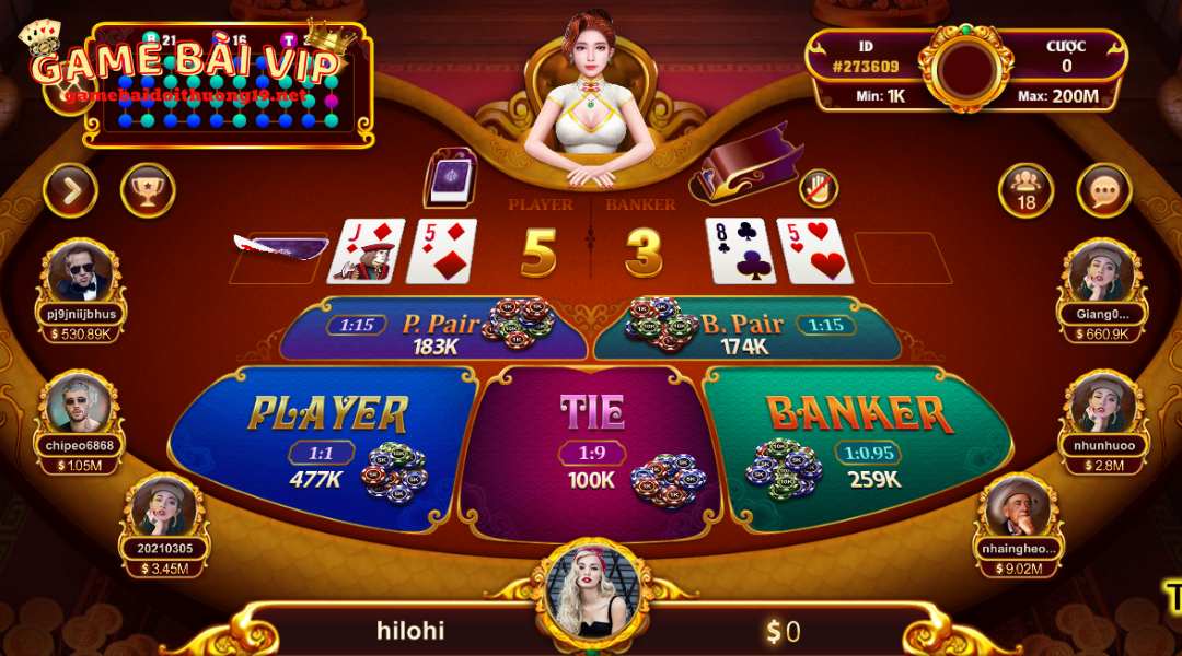 Luật chơi Baccarat cơ bản